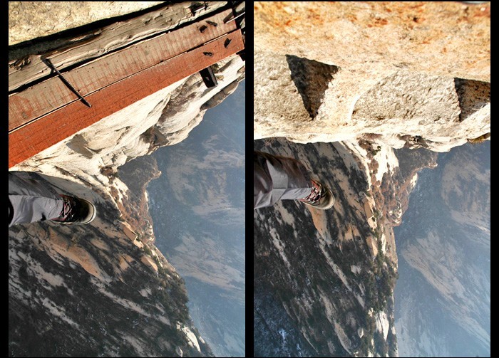Climbing huashan 13