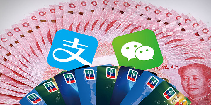 Mobile-payment options commonly used by visitors in China Mobile-payment options commonly used by visitors in China