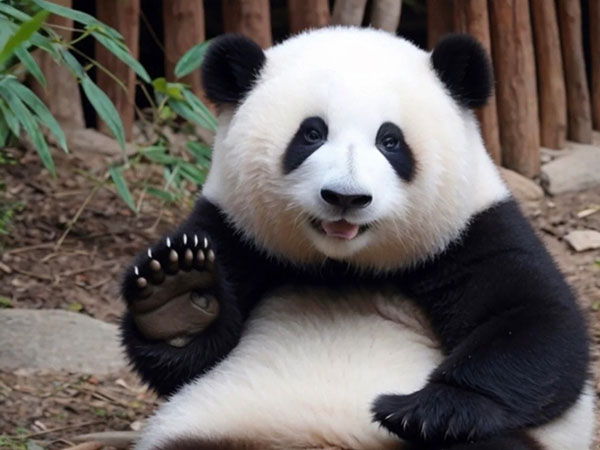 Giant panda He Hua in Chengdu