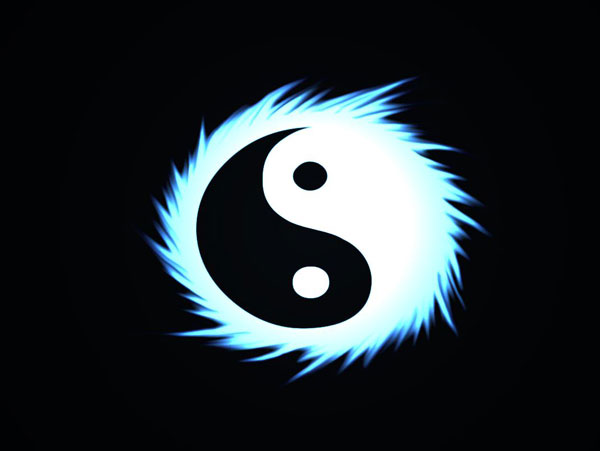 Yin and yang symbol illustrating a traditional Chinese medicine framework Yin and yang symbol illustrating a traditional Chinese medicine framework