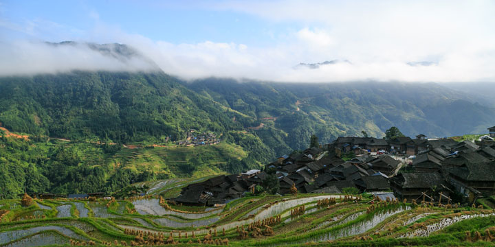 Jiabang Rice Terraces and mountain villages in Guizhou