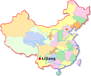 Lijiang Location Map