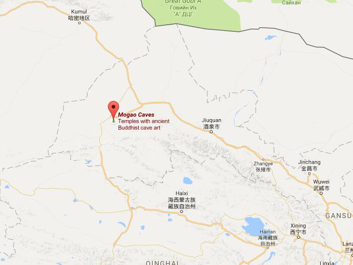 Mogao cave map 01