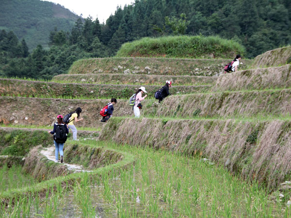 Longji hiking 1
