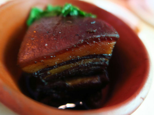 Dongpo pork served in Hangzhou Dongpo pork served in Hangzhou