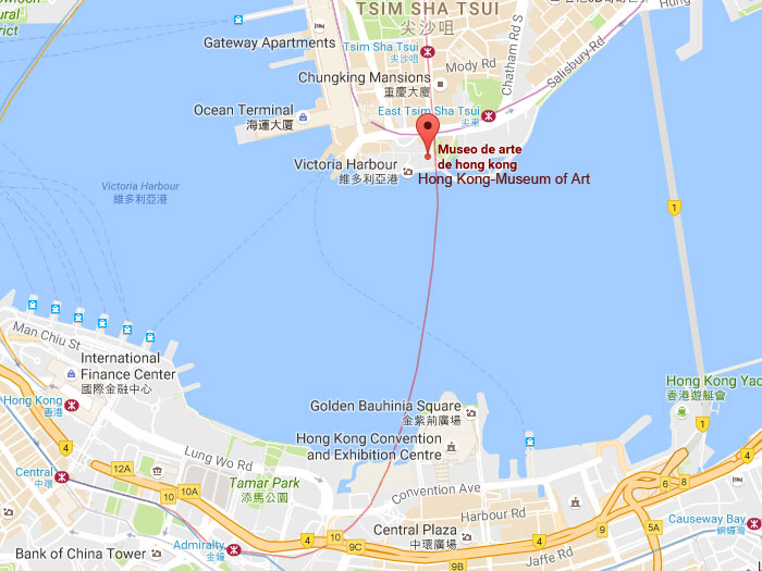 Hong kong museum of art map