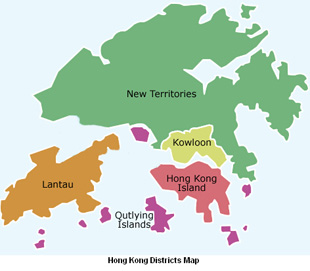 Hong kong city map