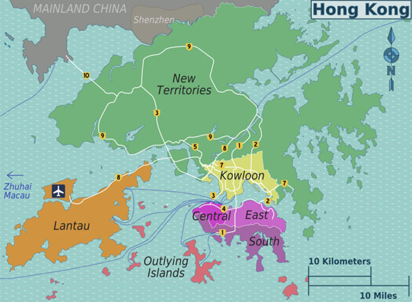 Hong Kong Map