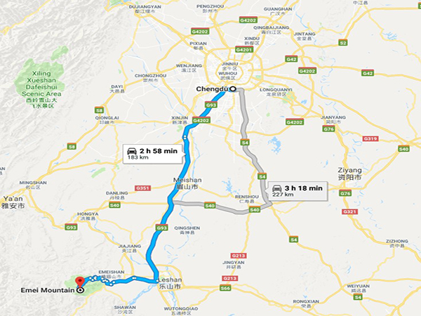 Get to mount emei