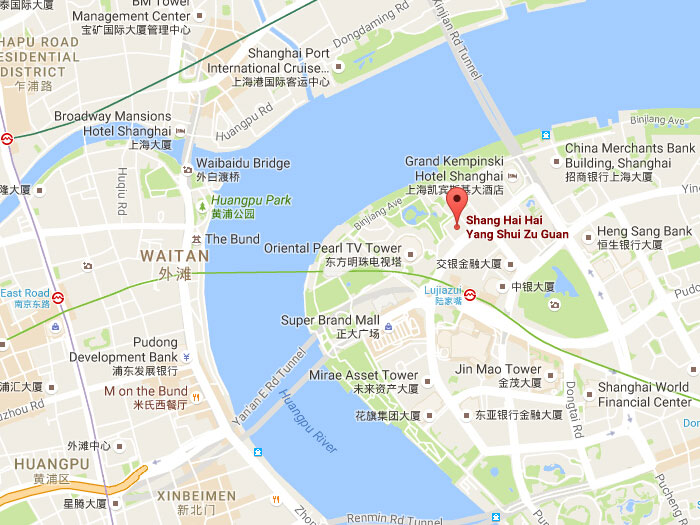 Map of shanghai oceanarium