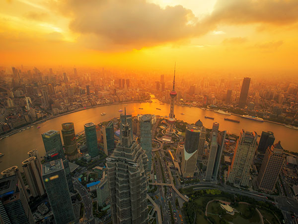 Lujiazui skyline in Shanghai Lujiazui skyline in Shanghai