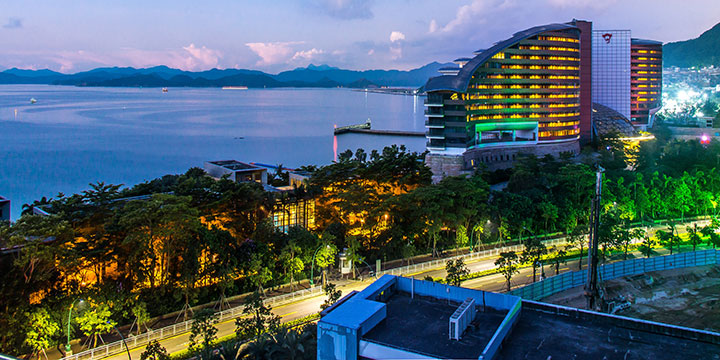 Hotel beside a lake used to compare China accommodation costs
