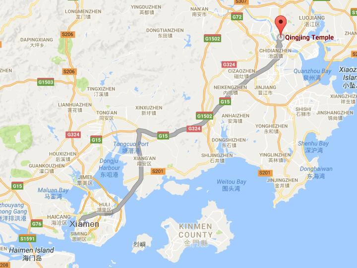 Qingjing mosque map