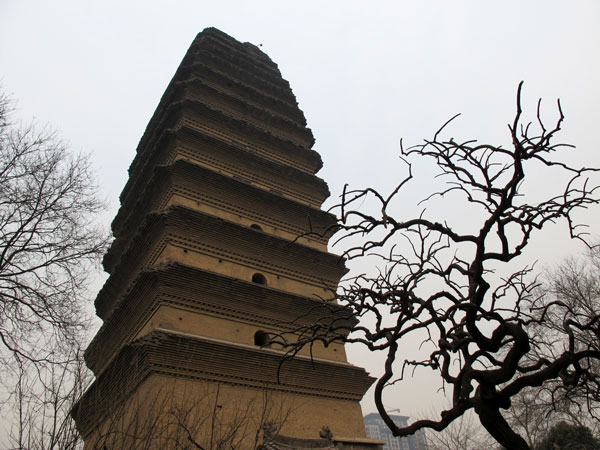 Small wild goose pagoda 06
