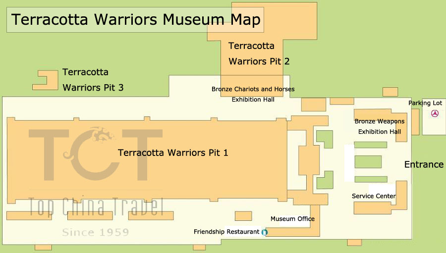 Terracotta warriors museum map 02