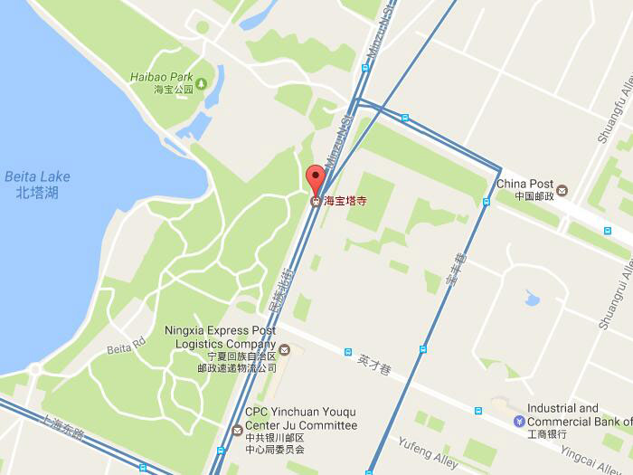 Haibao pagoda map 01