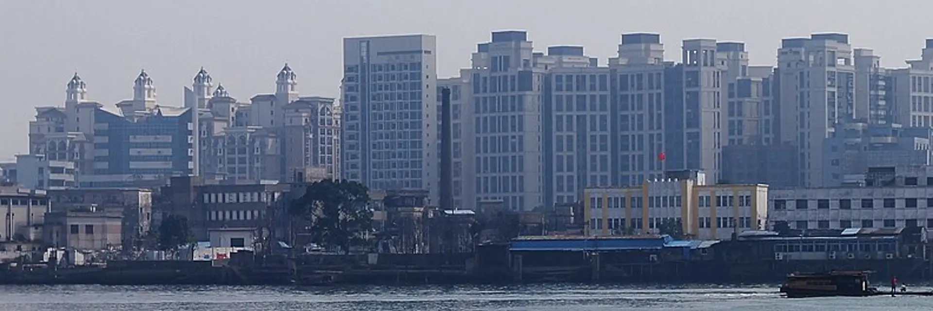 Foshan city skyline landmark travel scene