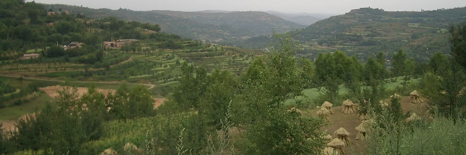 Gansu landscape mountains travel scene
