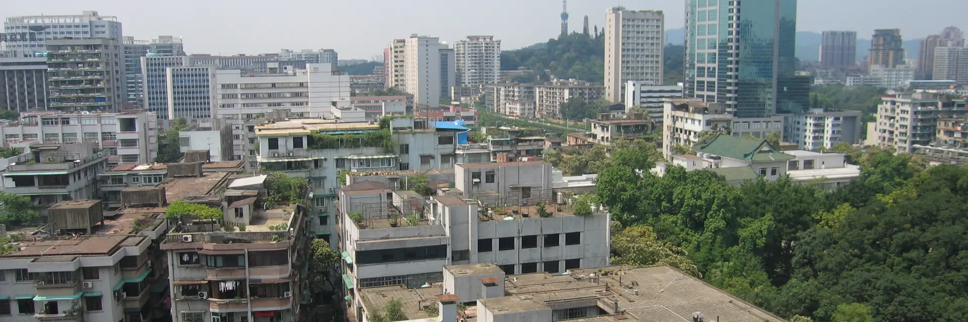 Guangzhou city skyline landmark travel scene