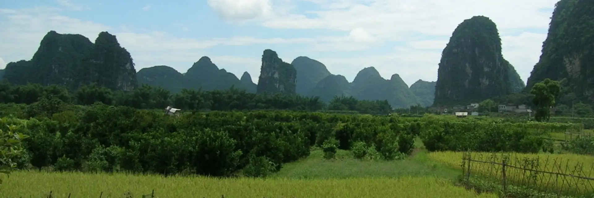Guilin city skyline landmark travel scene