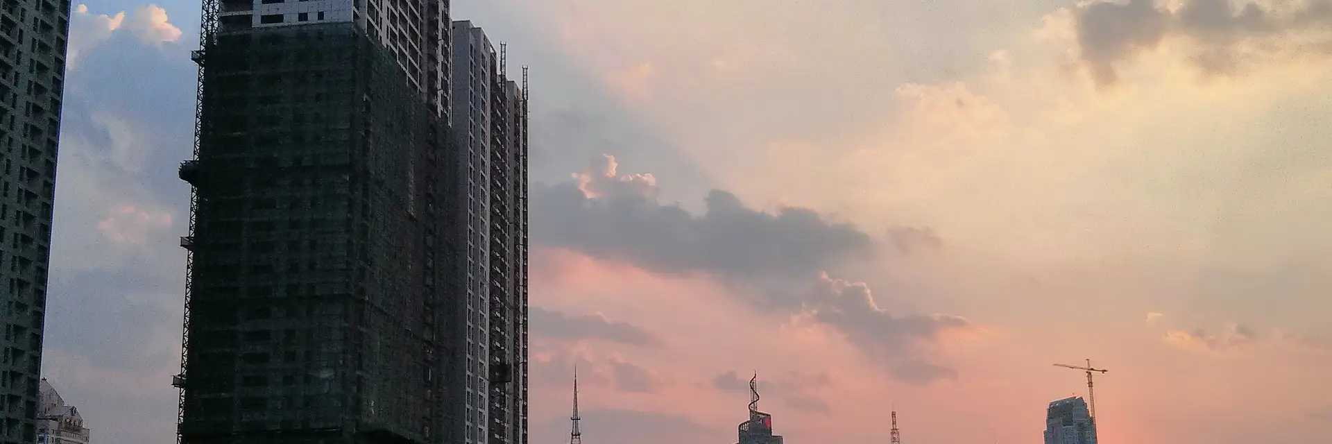 Kunming city skyline landmark travel scene