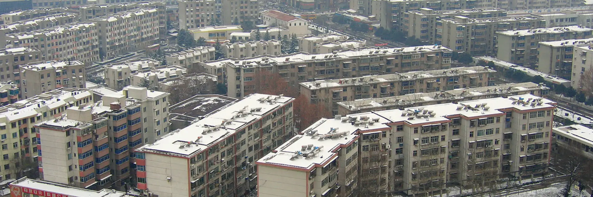 Luoyang city skyline landmark travel scene