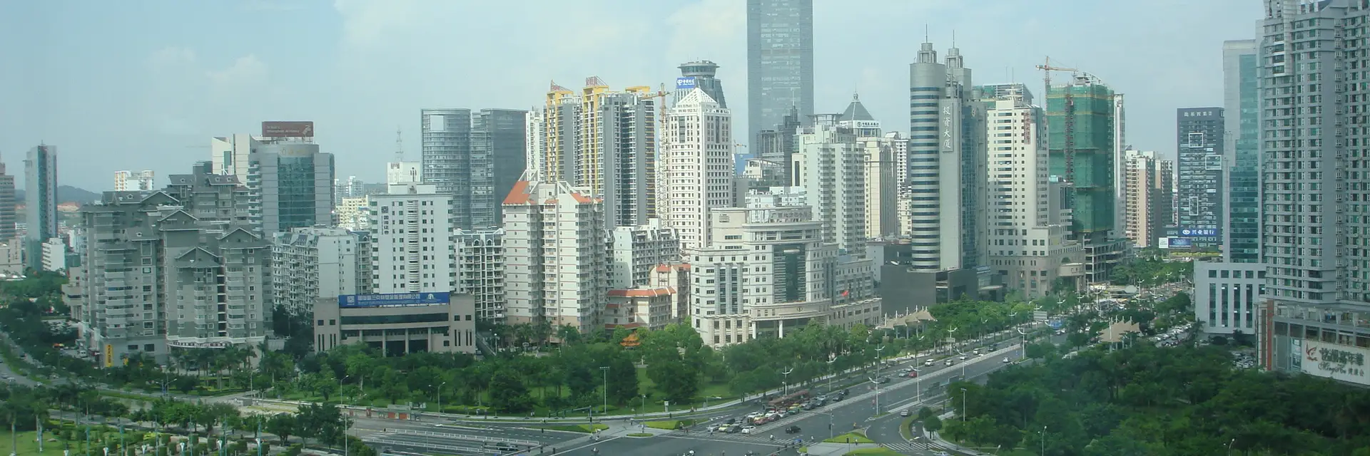 Nanning city skyline landmark travel scene