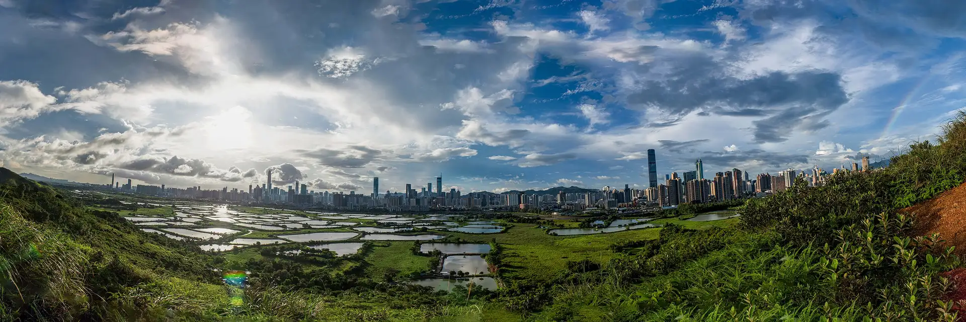 Shenzhen city skyline landmark travel scene