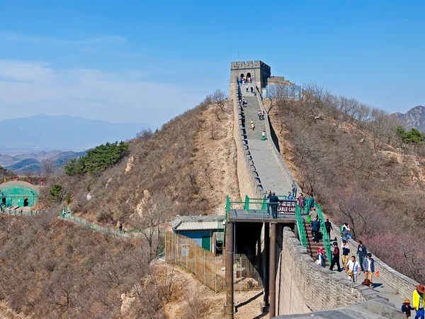 Real cable car serving the restored Badaling Great Wall