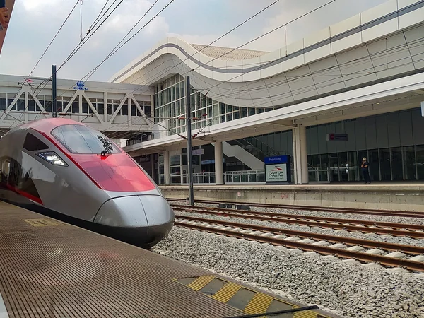 Whoosh high-speed train serving Jakarta and Bandung in Indonesia Whoosh high-speed train serving Jakarta and Bandung in Indonesia