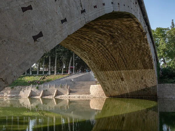 Open-spandrel stone arch of Zhaozhou Bridge in Hebei