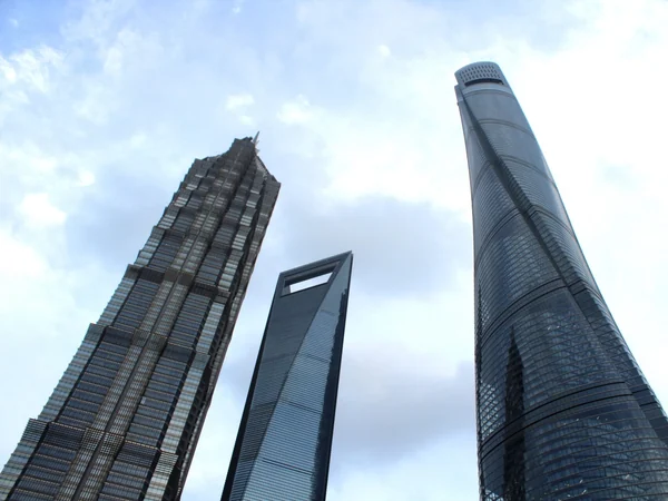 Shanghai Tower rising above the Lujiazui skyline