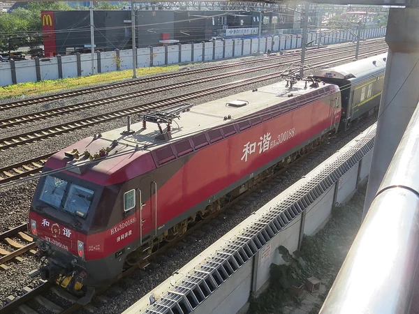 A conventional passenger locomotive from China railway development A conventional passenger locomotive from China railway development