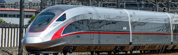 CR400AF Fuxing high-speed train at Beijing South Railway Station