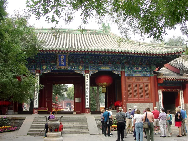 Historic halls at Dongyue Temple in Beijing