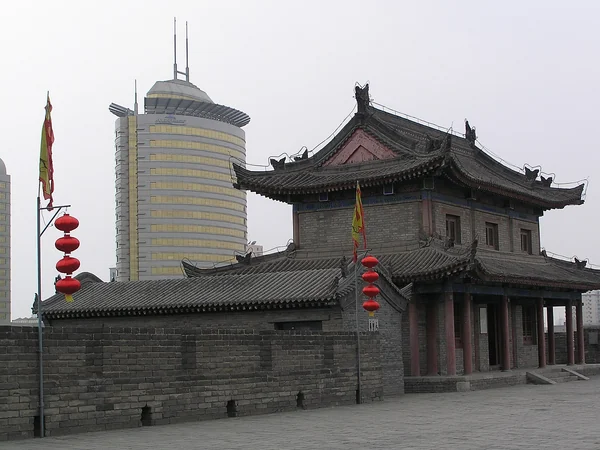 South Gate and fortified wall in Xi’an