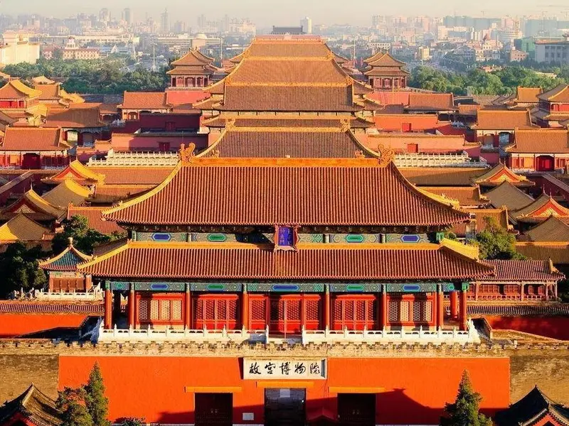 Forbidden City rooftops in Beijing on a classic China tour