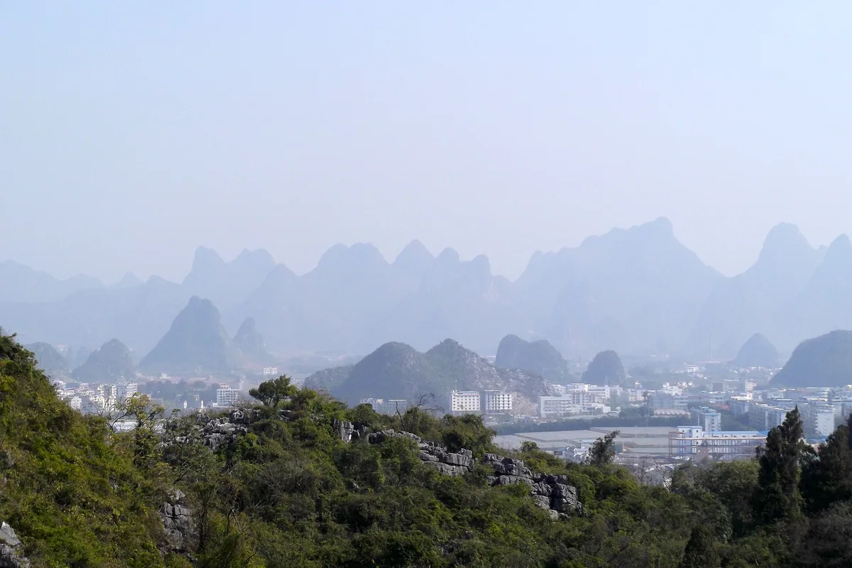 6 Days Guilin Hiking Tour — Guilin city view
