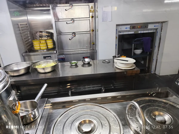Clean professional kitchen used to prepare food in China