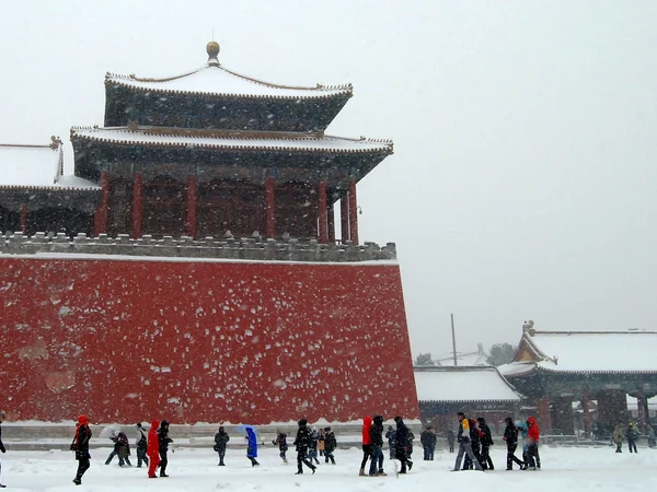 Forbidden City roofs after snowfall in Beijing Forbidden City roofs after snowfall in Beijing