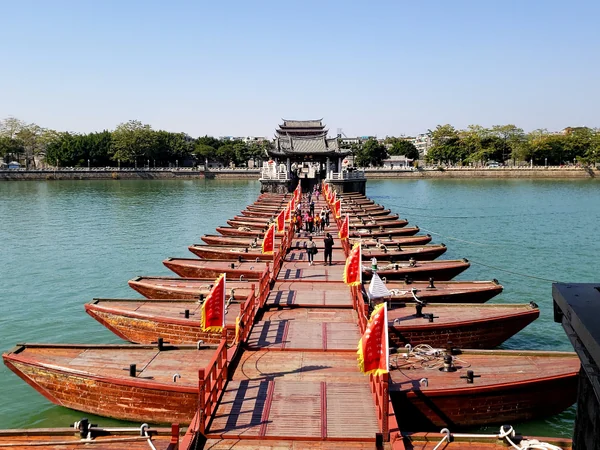 Guangji Bridge crossing the Han River in Chaozhou