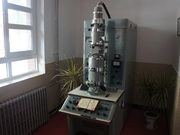 School museum microscope illustrating evidence-based learning in China School museum microscope illustrating evidence-based learning in China