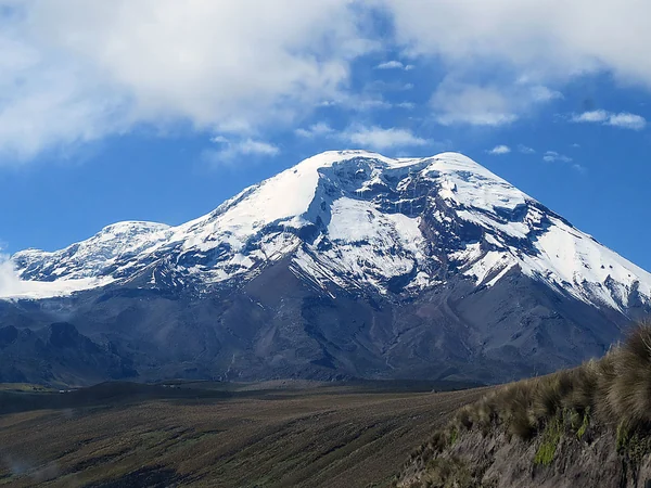 North side of Chimborazo in Ecuador, whose summit is farthest from Earth centre