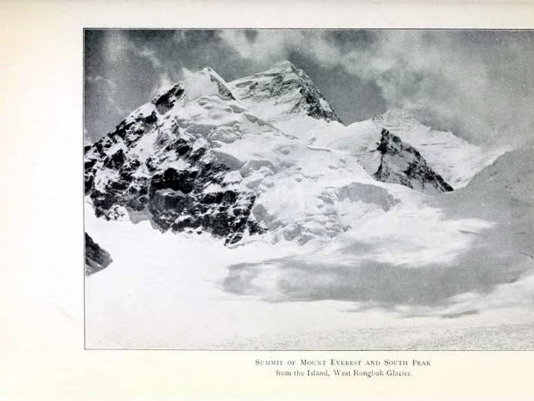 Mount Everest north face viewed from Tibet