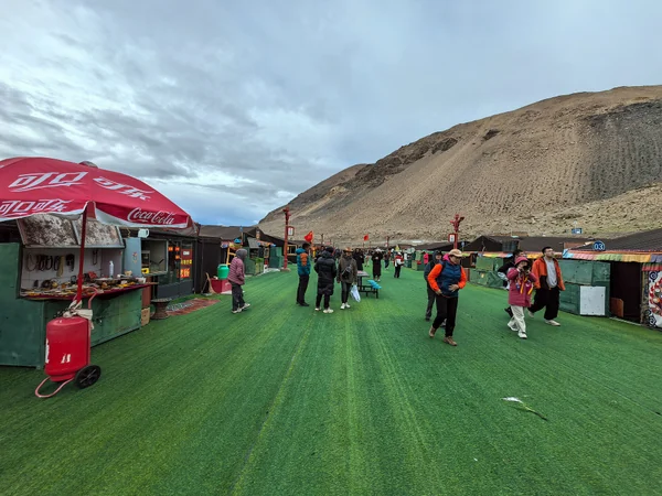Qomolangma visitor area where seasonal Everest postal service can operate Qomolangma visitor area where seasonal Everest postal service can operate