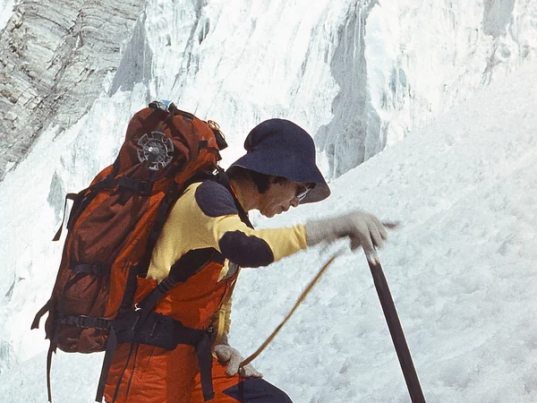 Japanese mountaineer Junko Tabei, the first woman to summit Mount Everest