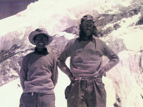 Historic real photograph connected with the first confirmed Everest ascent Historic real photograph connected with the first confirmed Everest ascent