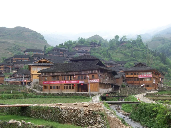 A Zhuang village near the Longji rice terraces in Guangxi A Zhuang village near the Longji rice terraces in Guangxi
