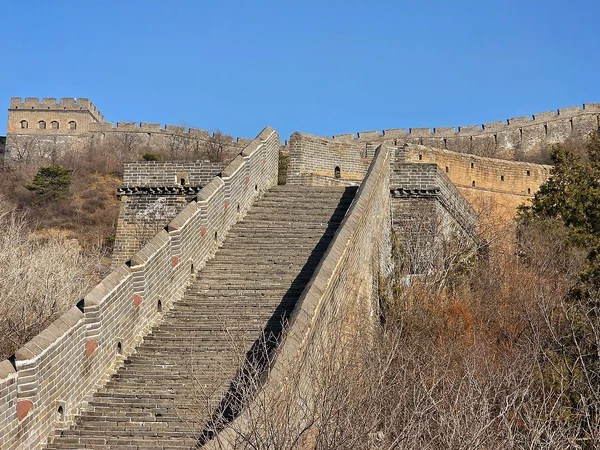 Travellers walking on the Great Wall, where steps and exposure should shape a family day plan