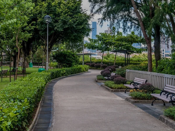 A green public space in Hong Kong that can provide recovery time between major sights